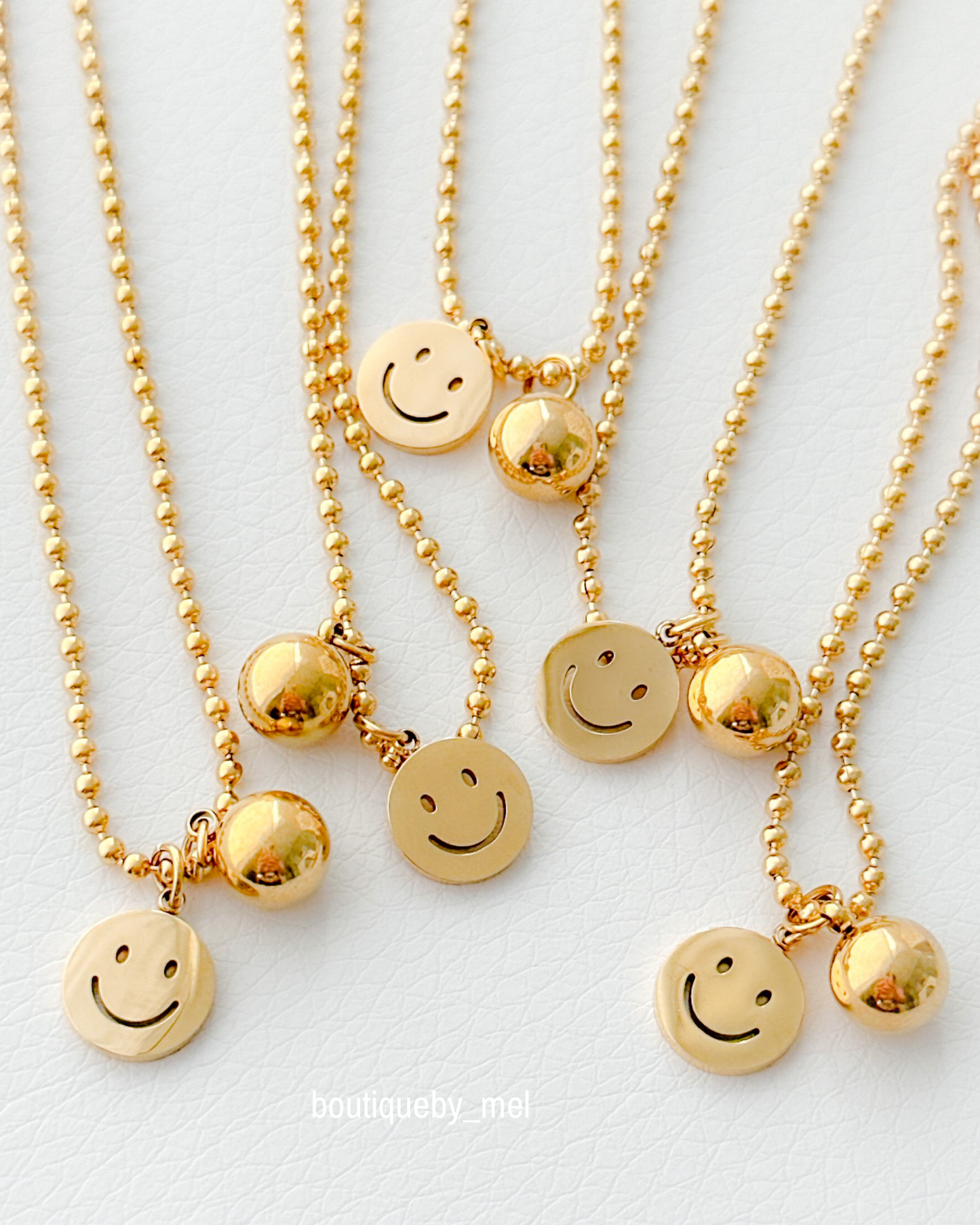 Happy Face Golden Chain