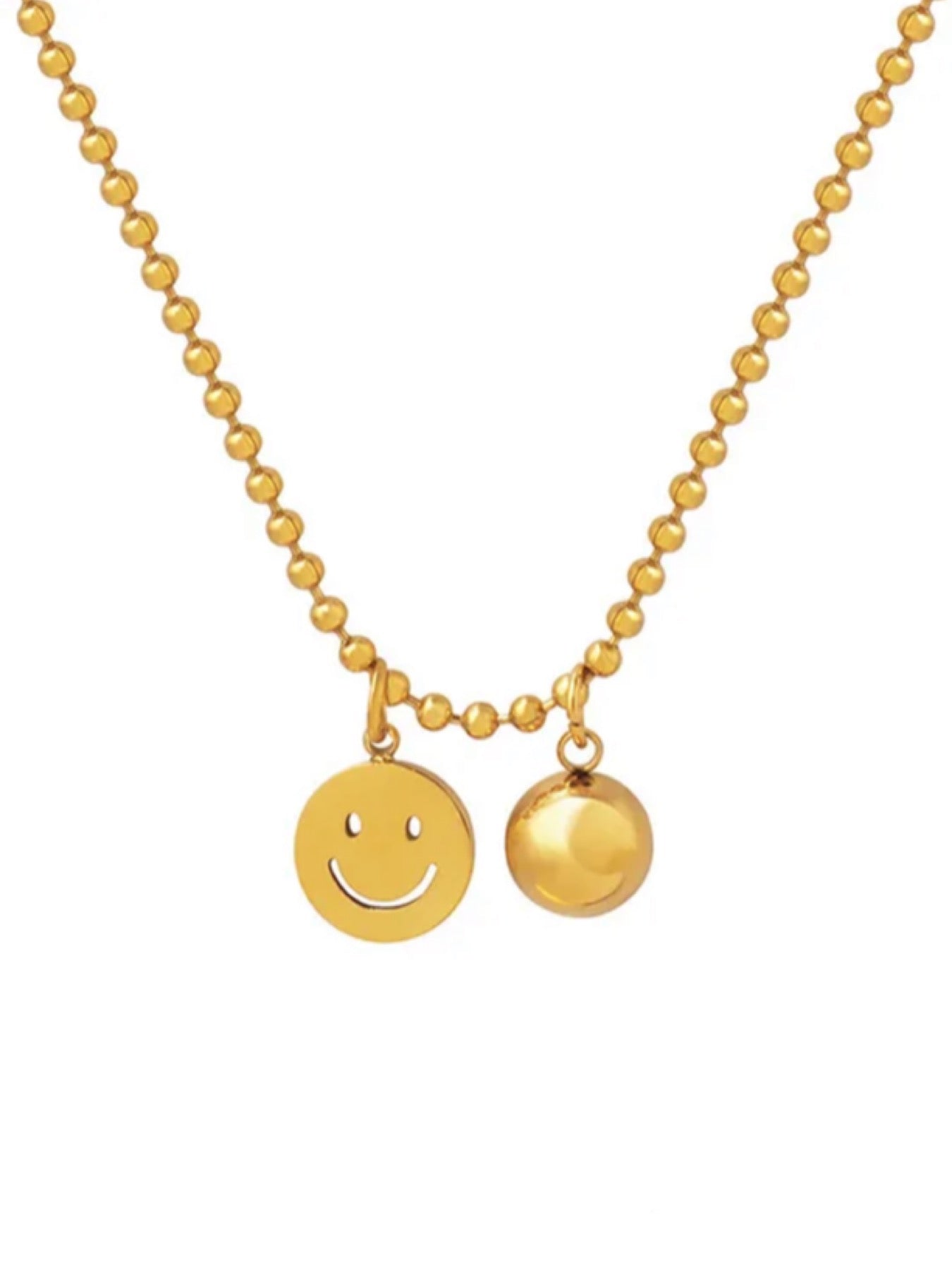 Happy Face Golden Chain