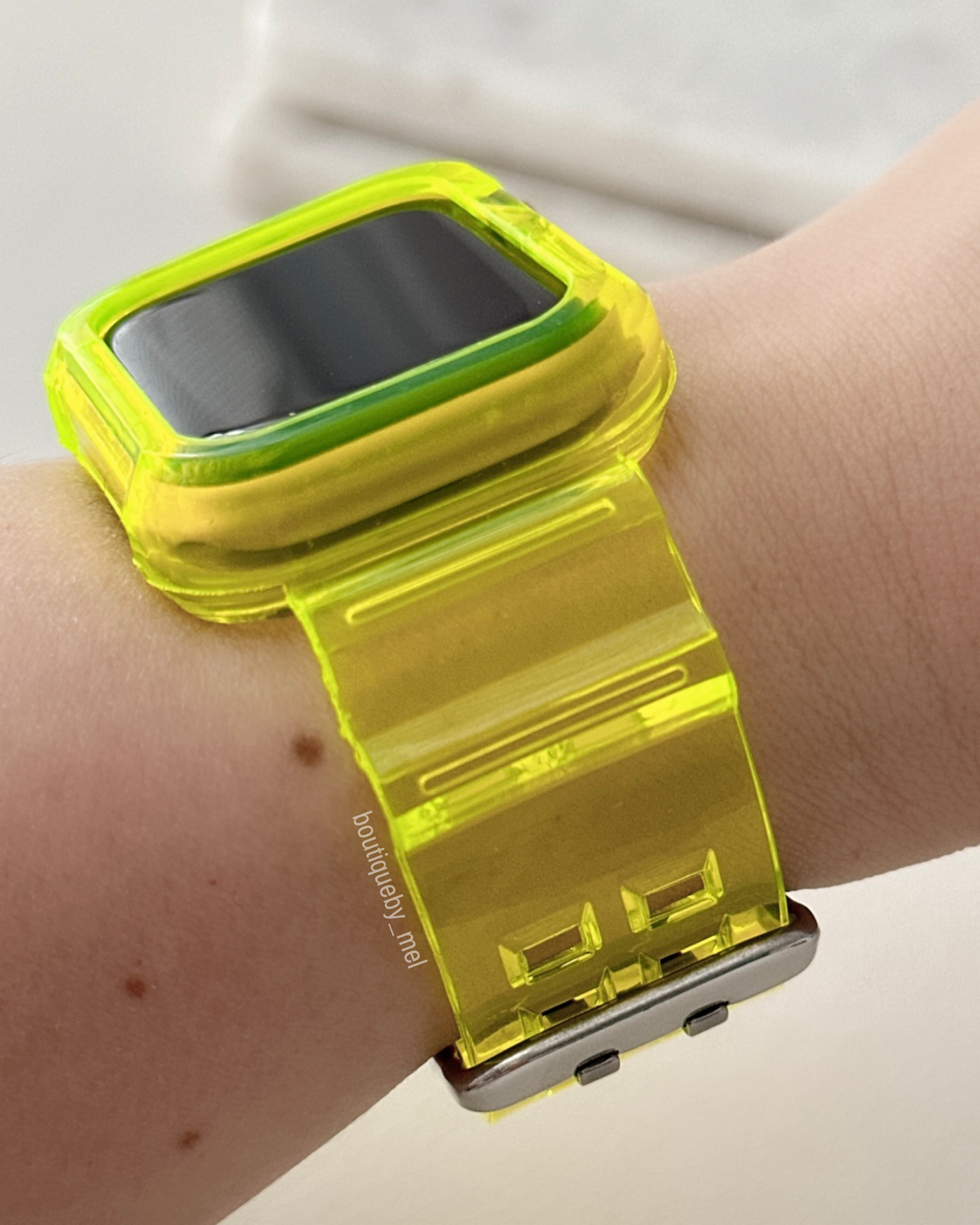 Neon apple watch discount band