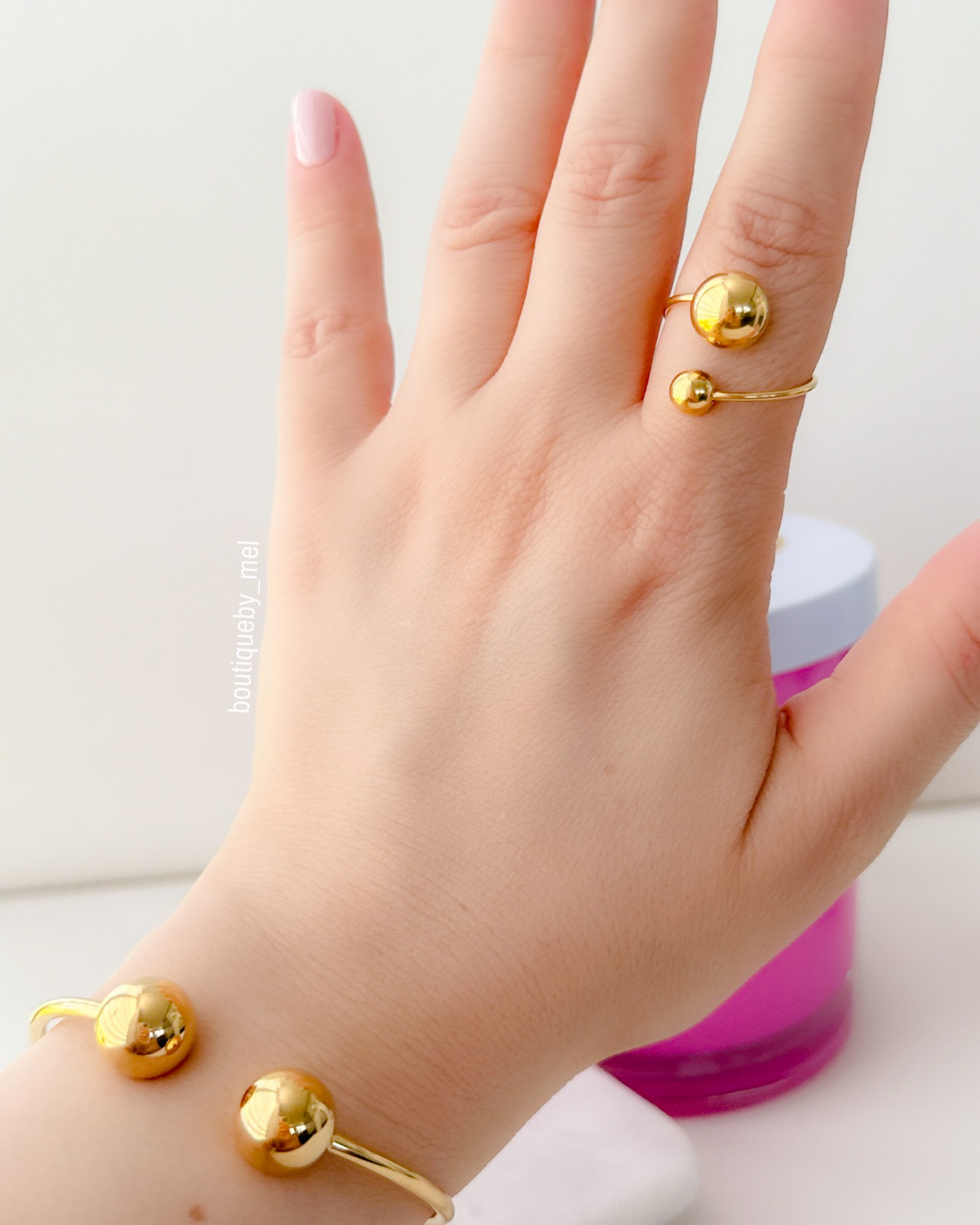 Golden Balls Ring